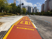 파주시, 7개 초교 앞 어린이 안전 차량정차대 설치 완료