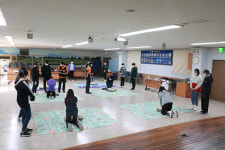 군포소방서, 중학생 꿈의학교서 심폐소생술 등 체험 교육