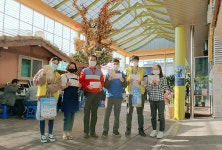 양평군, 용문천년시장 상인회에 마스크 목걸이 등 배부