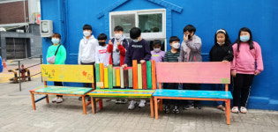 인천 청천1동 행정복지센터, 지역 내 노인 위한 골목길 행복의자 설치