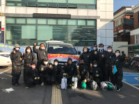 인천시 십정2동 주민자치위, 코로나19 예방 학교 방역봉사 진행