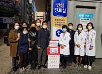 군포시 오금동 자치회, 보건소·원광대서 코로나 의료진 응원