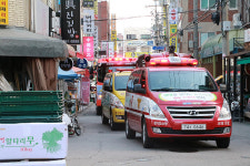 군포소방서, 불조심 강조의 달 길 터주기 캠페인 실시