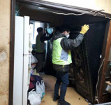 광명시 하안3동 협의체, 저소득 홀몸 어르신 침구류 등 정리