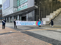평택시 간부공무원들, 평택역 등 7곳서 코로나19 확산방지 캠페인 전개