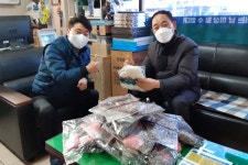 인천시 동구 송림3·5동-글로벌 자동차서비스,홀몸노인 50명에 방한용 털모 지원