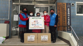 광명시 광명7동, 경로당 8곳에 쌀 40kg씩 전달