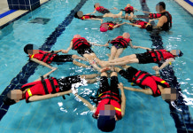 수원 곡정초 생존수영 수업 받으러 4.6㎞ 먼 길