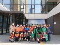 평택 비전1동행정복지센터, 봄꽃식재로 새단장