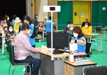 하남운동장 제2체육관 코로나 백신접종센터 개소 15일부터 본격 운영