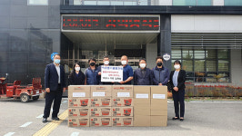 하모니마트 안성시 일죽점, 저소득 가구에 식료품 꾸러미 50박스 등 기탁