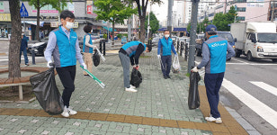 한국마사회 부평지사, 굴다리오거리 주변 방역봉사