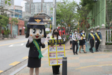 오산 운산초-녹색교통봉사회-운산초 학생자치회,개인형 이동장치 안전이용 캠페인