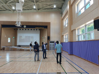 포천교육지원청, 외북초교 다목적체육관 준공따라 현장 점검 시행