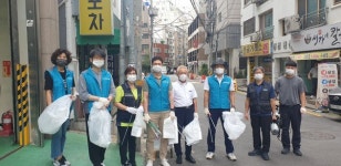 마사회 인천부평지사,  추석맞이 부평구 장제로 방역·거리청소 봉사활동