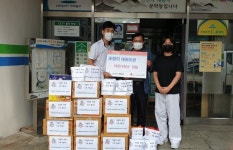 인천시 미추홀구 문학동 호랑이 태권도장, 행정복지센터에 라면 15상자 기부