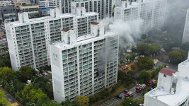 평택 한빛 아파트서 화재 발생…주민 8명 연기 흡입