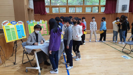 수원 신영초, 독서 축제 일환 진형민 작가와의 만남 가져