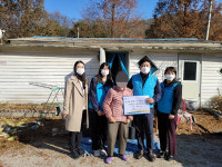 K-water 연천포천권지사, 소외계층에 연탄 1200장 나눔