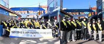 하남소방서, 신장시장 등 소방차 진입곤란지역 화재예방 캠페인