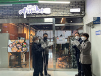 화성 어가반상 동탄호수공원점,  로컬푸드 사용업소1호점 현판