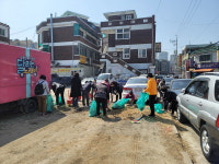남동구 만수5동, 통장협과 함께 새봄맞이 대청소