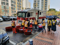양주2동 적십자봉사회, 소외 이웃 이불 40여 채 수거 세탁 봉사