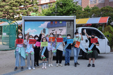 수원중부서, 천일초 앞 등굣길 교통안전 캠페인