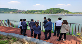 송성일 농어촌공 개발이사, 안성 삼죽면 기초생활거점육성사업 현장 안전 점검