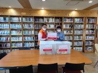 SK인천석유화학 회화나무 작은도서관 도서 기증