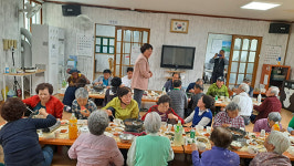 양평군 양서면 새마을회, 국수 리  어르신 30여 명 에 점심 대접