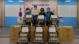 부천  소사본동, 홀몸노인 6명에 사랑의 실버카 지원