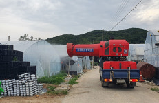 광주시농업기술센터, 퇴촌면  토마토 재배단지에 친환경 공동 방제 추진