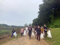 연천군, 한탄강 세계지질공원 아우라지 베개용암 등 주민 환경정화 활동