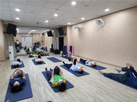 화성시 상록자원봉사단 선체조·명상으로 노인건강 지킴이