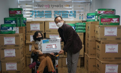 한국마사회 연수지사 증증뇌병변장애인 기저귀 후원