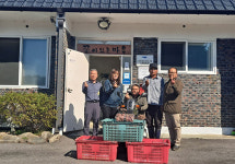 백능자 포천시 야미1리 이장, 꿈이 있는 마을에 고구마 기탁