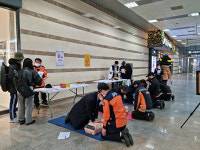 평택소방서, AK백화점 등서 심폐소생술·119안전체험 한마당