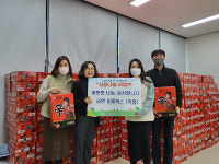 의왕시 청계동에 독지가·학생 동아리 온빛 성품 잇따라 도착