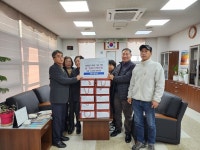 포천 영중면 양문서울의원, 설 맞아 저소득 계층에 상품권·고기 전달