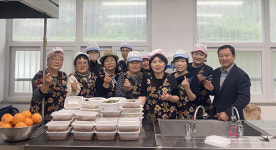 여성농업인 가평군연합회, 여성비전센터서 조손가정에 반찬 봉사활동