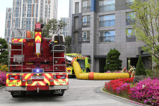 안산소방서, 선부동 공동주택 화재 현지적응훈련 실시