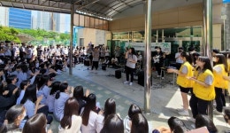 안양 부안중, 인성 친화 문화 조성 평화로운 학교 미니콘서트 열어