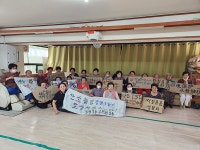 광명3동 경로당, 분리수거 잘하기 등 탄소중립 실천 캠페인