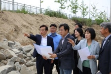 권칠승 국회의원, 화성 병점역 일원 도시계획시설 개선공사 상황 점검