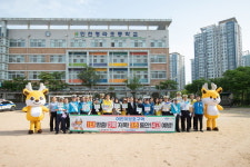 인천시 서구, 청라초교 어린이보호구역서 기관합동 등굣길 교통안전 캠페인