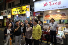 경상원 일산시장 집중호우 피해 현장