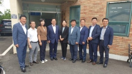 석호현 국힘 화성병 위원장, 송석준  도당위원장과  황구지천 방문