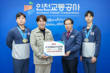 인천교통공사, 우수한 성적 거둔 볼링 선수단 격려