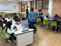 안양 안일초, 에듀버스로 디지털 시민되기 체험 가져